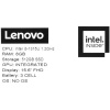 15.6" Ноутбук Lenovo IdeaPad Slim 3 15IRU8 серый