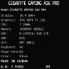 16" Ноутбук GIGABYTE GAMING A16 PRO GA6DH черный
